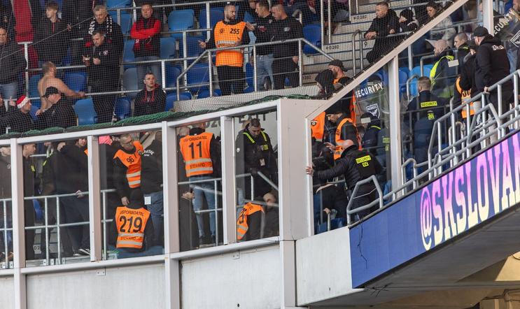 Fanoušci na zápase Slovan Bratislava - Spartak Trnava