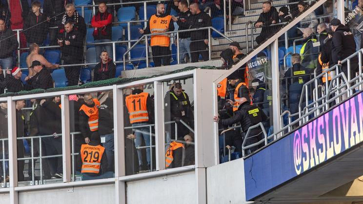 Fanoušci na zápase Slovan Bratislava - Spartak Trnava