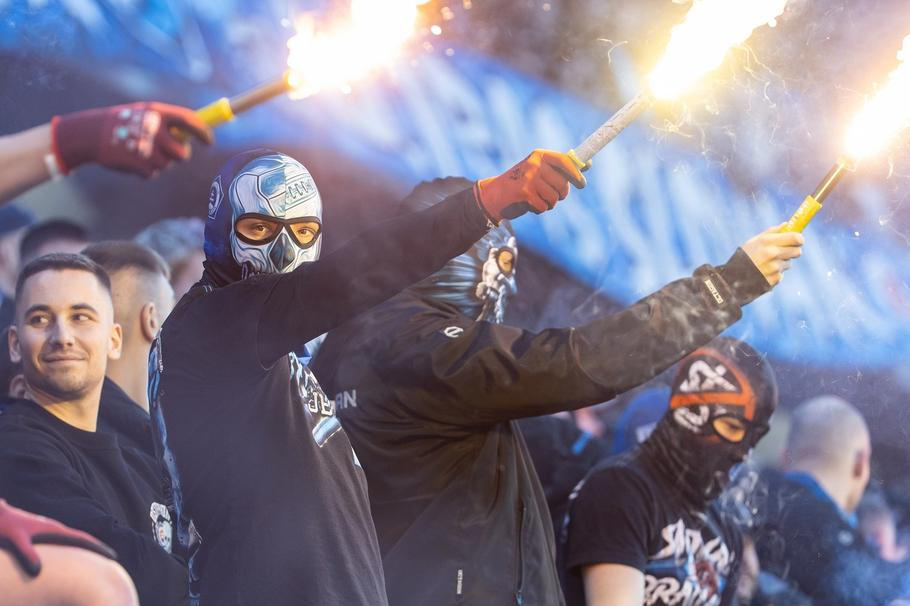 Fanoušci na zápase Slovan Bratislava - Spartak Trnava FUTBAL-ŠK SLOVAN - FC SPARTAK TRNAVA