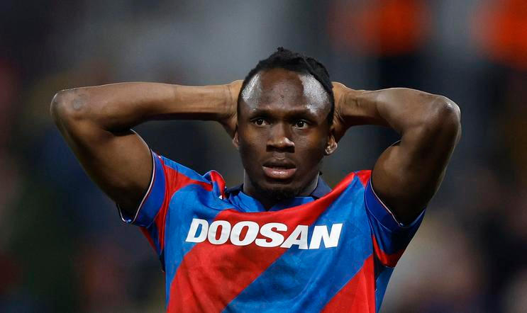 Zklamaný plzeňský fotbalista Prince Adu