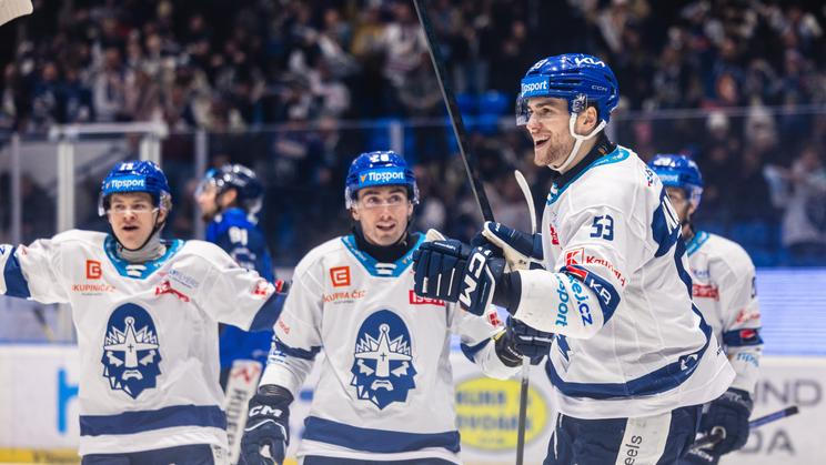 Radost hokejistů Kladna