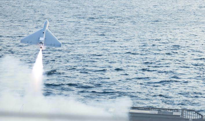 U.S. Navy in Middle East Employs Attack Drone at Sea for First Time
