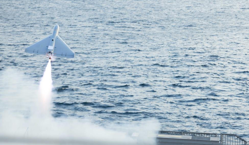 U.S. Navy in Middle East Employs Attack Drone at Sea for First Time