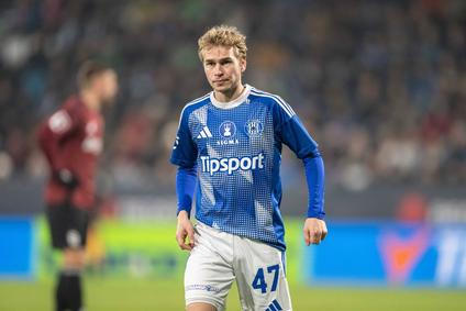 Michal Beran portrait during Chance league match, Sigma Olomouc - AC Sparta Praha , 06. december 2025, Andruv Stadium, O