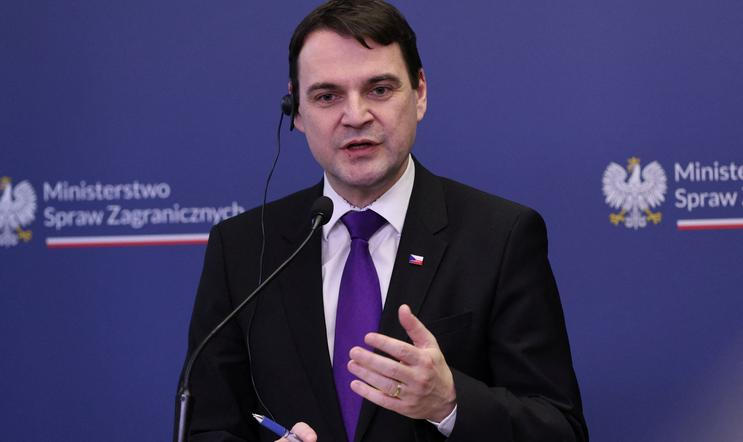 Polish and Czech foreign ministers meeting in Warsaw
