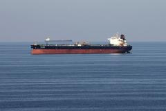FILE PHOTO: Oil tankers pass through the Strait of Hormuz