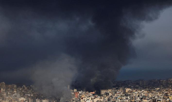 Escalation between Hezbollah and Israel, amid the U.S.-Israeli conflict with Iran, in Beirut