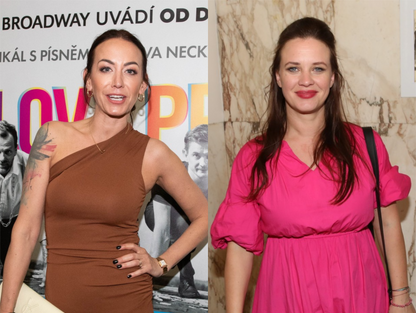 Agáta Hanychová a Kristýna Leichtová