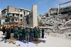 Aftermath of a strike on a police station, amid the U.S.-Israeli conflict with Iran, in Tehran