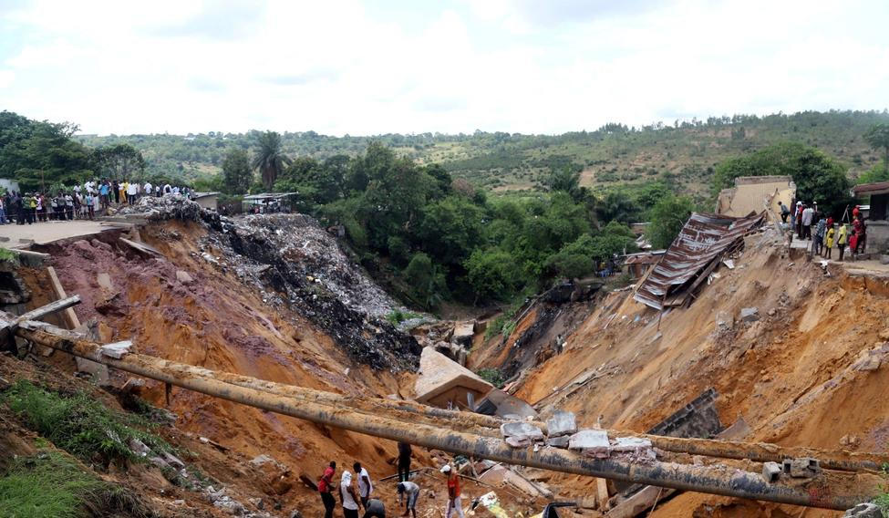 Sesuv půdy v Demokratické republice Kongo