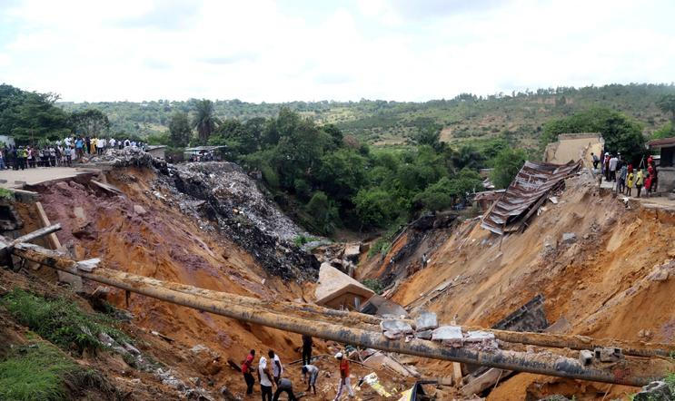 Sesuv půdy v Demokratické republice Kongo