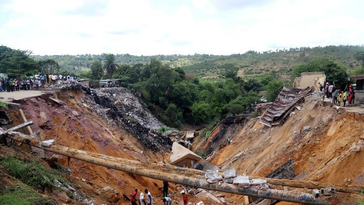 Sesuv půdy v Demokratické republice Kongo