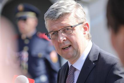 Budoucí ministr průmyslu a obchodu Karel Havlíček v Lánech