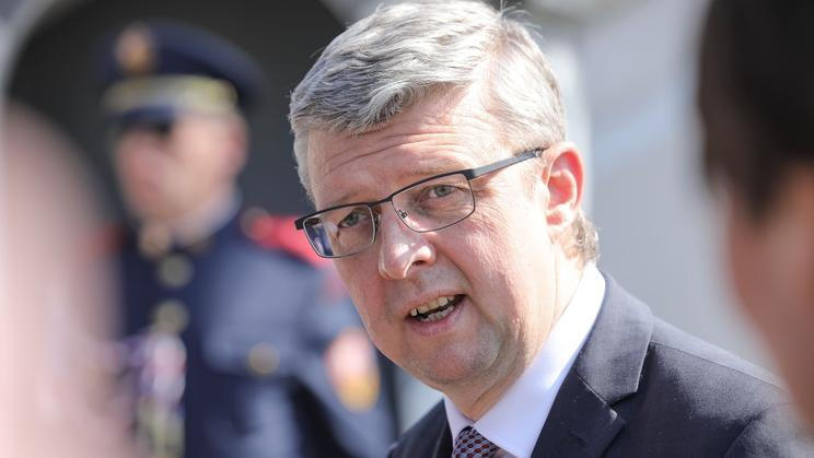 Budoucí ministr průmyslu a obchodu Karel Havlíček v Lánech