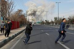 Smoke rises following an explosion, amid the U.S.-Israeli conflict with Iran, in Tehran