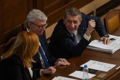 Andrej Babiš na čtvrteční schůzi Poslanecké sněmovny, jejímž bodem bylo i jeho (ne)vydání v kauze Čapí hnízdo