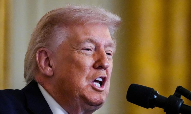 FILE PHOTO: U.S. President Donald Trump attends a Medal of Honor ceremony at the White House