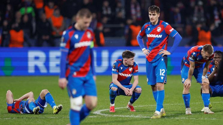 Zklamaní plzeňští fotbalisté