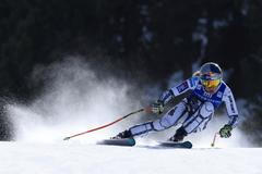 Ester Ledecká ve sjezdu SP ve Val di Fassa