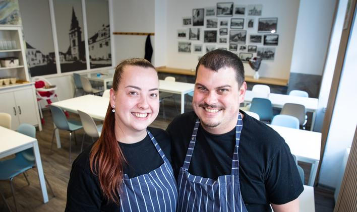 Jídelna Labuť v Chomutově