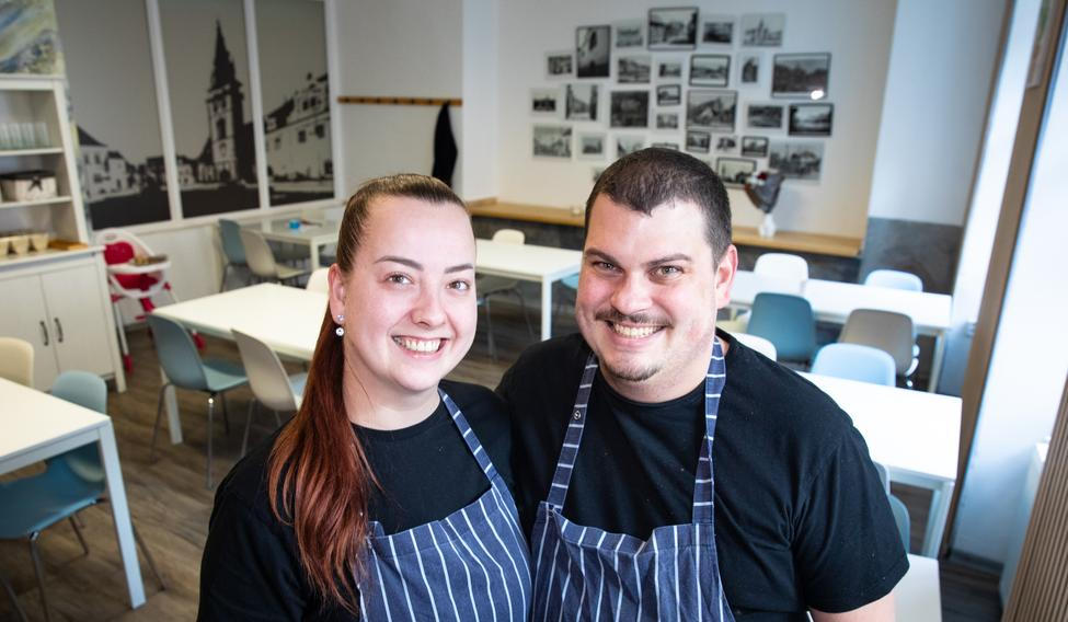 Jídelna Labuť v Chomutově