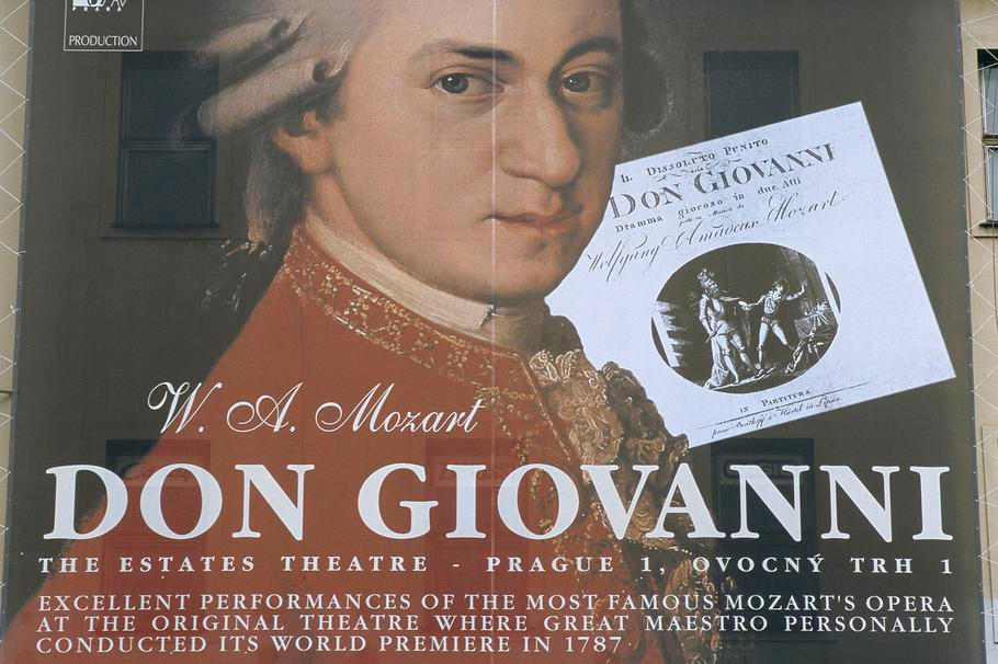 Mozart / Don Giovanni / Poster / Prague