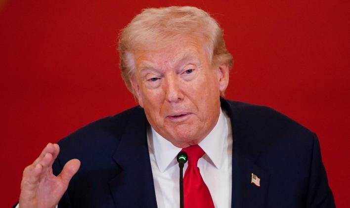 U.S. President Trump hosts a round table on collegiate sports in Washington


