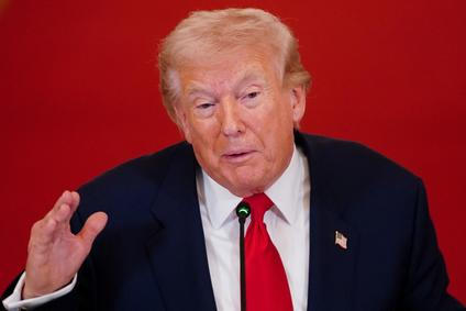 U.S. President Trump hosts a round table on collegiate sports in Washington


