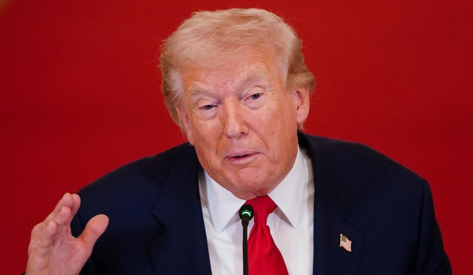 U.S. President Trump hosts a round table on collegiate sports in Washington


