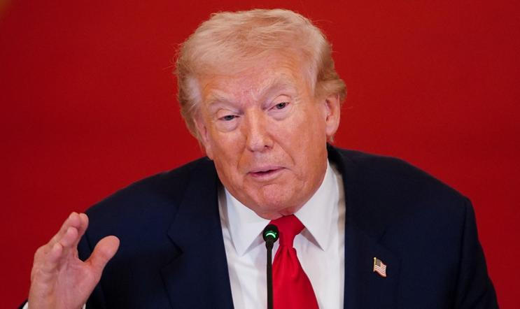 U.S. President Trump hosts a round table on collegiate sports in Washington


