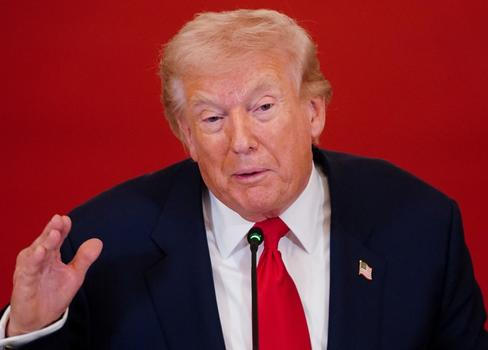 U.S. President Trump hosts a round table on collegiate sports in Washington


