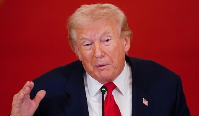 U.S. President Trump hosts a round table on collegiate sports in Washington


