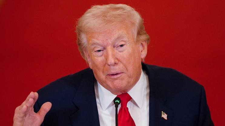 U.S. President Trump hosts a round table on collegiate sports in Washington


