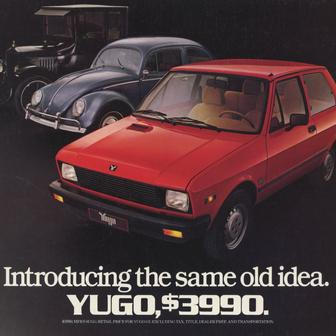 O rok později už začal i prodej automobilu nakonec za cenu od 3990 dolarů. Reklamní kampaň využívala nízké ceny k přirovnání k VW Brouk nebo Fordu Model T: všechna tři auta prý mají stejnou myšlenku na motorizování země.