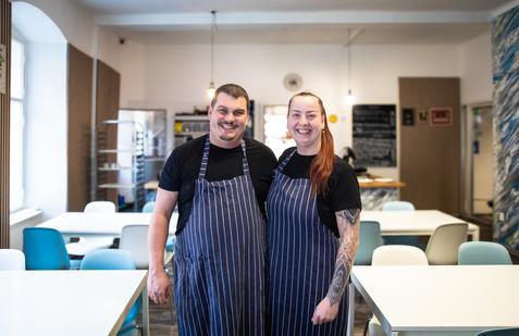 Jídelna Labuť v Chomutově