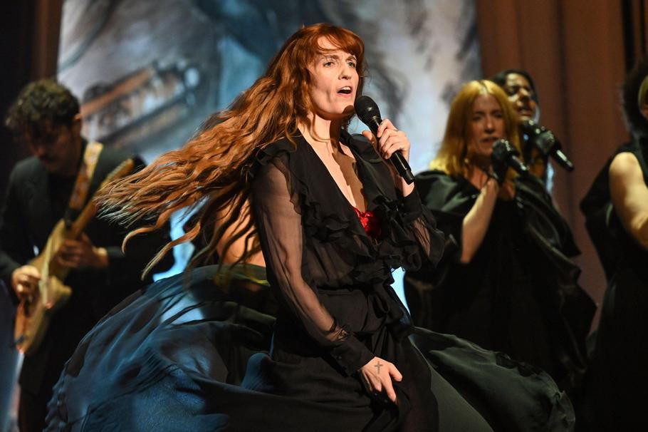 EDITORIAL USE ONLY Florence and the Machine during filming for the Graham Norton Show, at BBC Studioworks 6 Television Centre, Wood Lane, London, to be aired on BBC One on Friday evening. Picture date: Thursday October 16, 2025. Picture credit: Matt Cross
