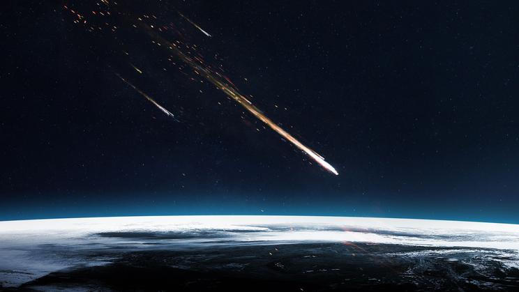 Meteorit, ilustrační foto.