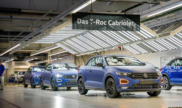 Výrobu kabrioletů na základě T-Rocu vystřídá v Osnabrücku brzy vojenská produkce.