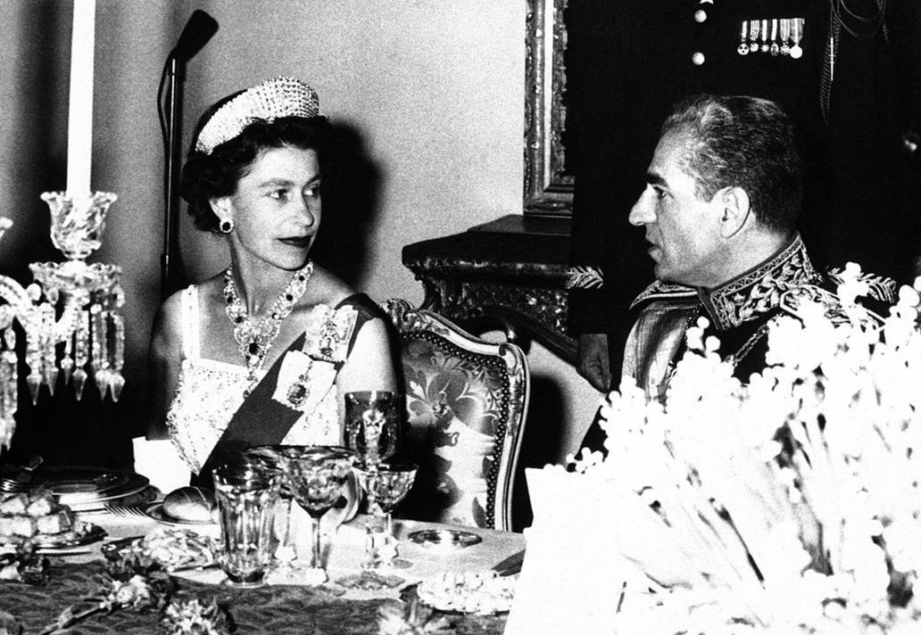 Queen Elizabeth II and Shah of Iran