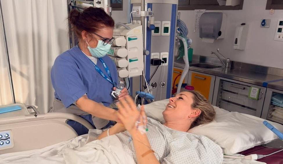  Lindsey Vonnová v péči lékařů