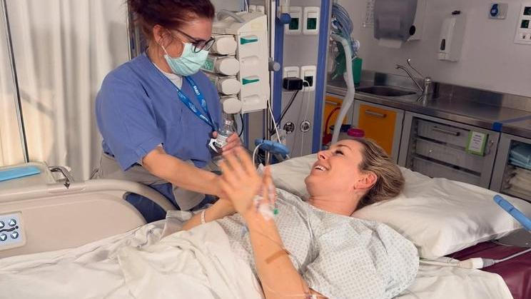  Lindsey Vonnová v péči lékařů