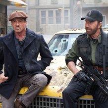 Sylvester Stallone, Chuck Norris