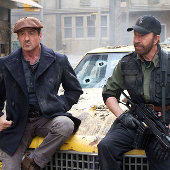 Sylvester Stallone, Chuck Norris