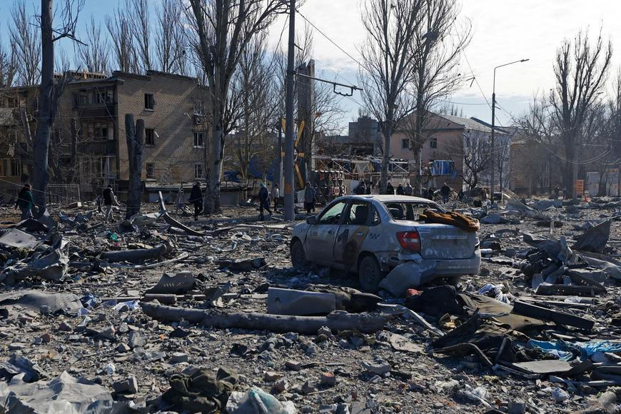 Ukrajina hlásí deset zraněných po ruských vzdušných útocích