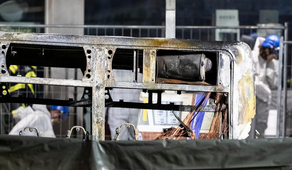 Switzerland Fire Postal Bus