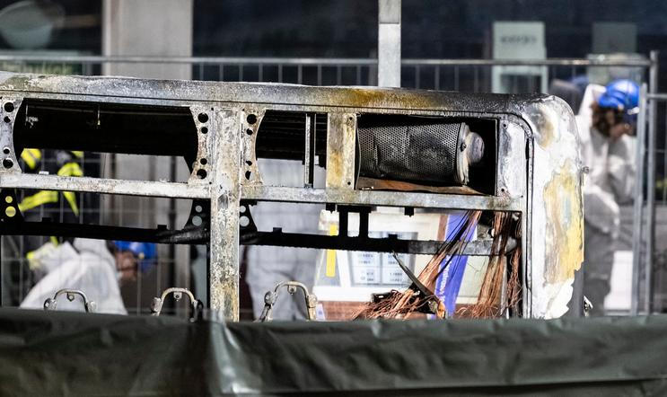 Switzerland Fire Postal Bus