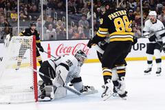 NHL: Los Angeles Kings at Boston Bruins