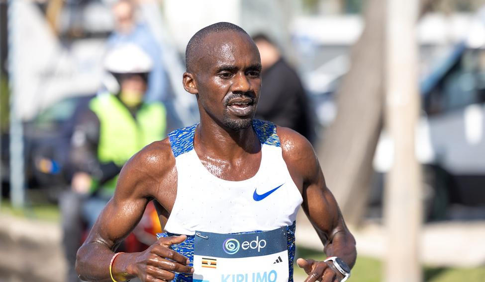 Jacob Kiplimo při půlmaratonu v Lisabonu