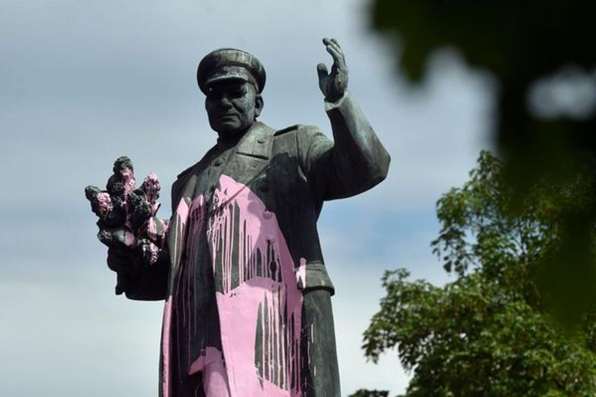 Odstraněná socha maršála Koněva bude k vidění v Muzeu paměti XX. století