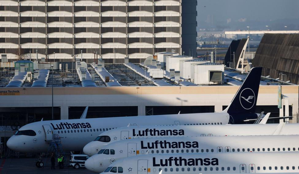Lufthansa pilots go on a two-day strike, in Frankfurt